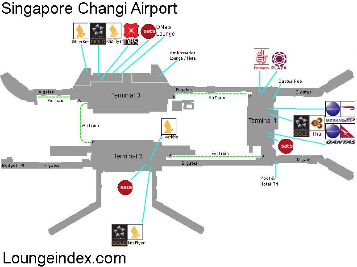 карту в аеропорту Сінгапуру