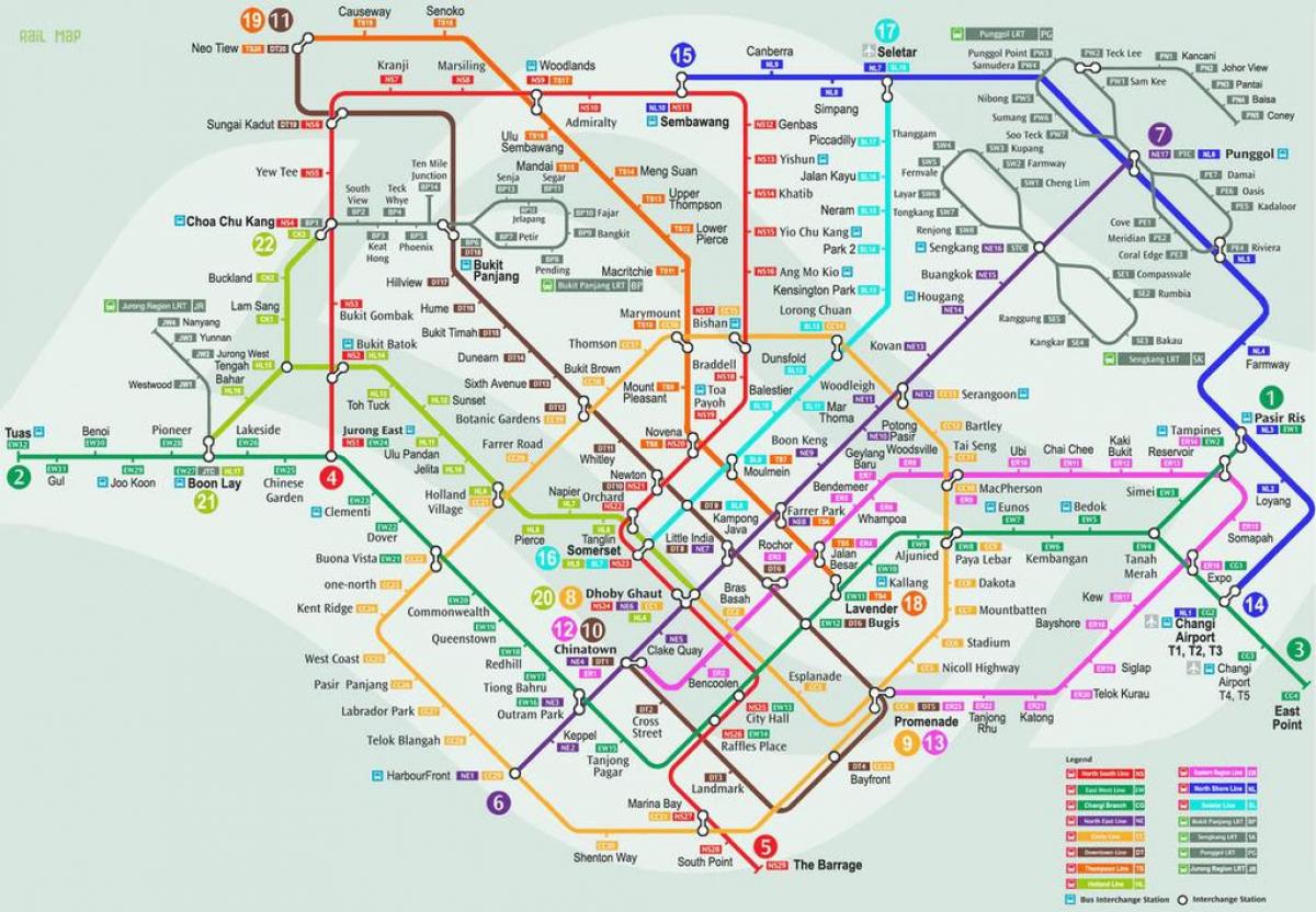 смрт Сінгапур карта