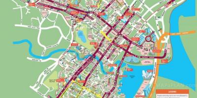 Карта вулиць Сінгапуру