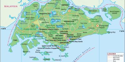 Карта міста Сінгапур